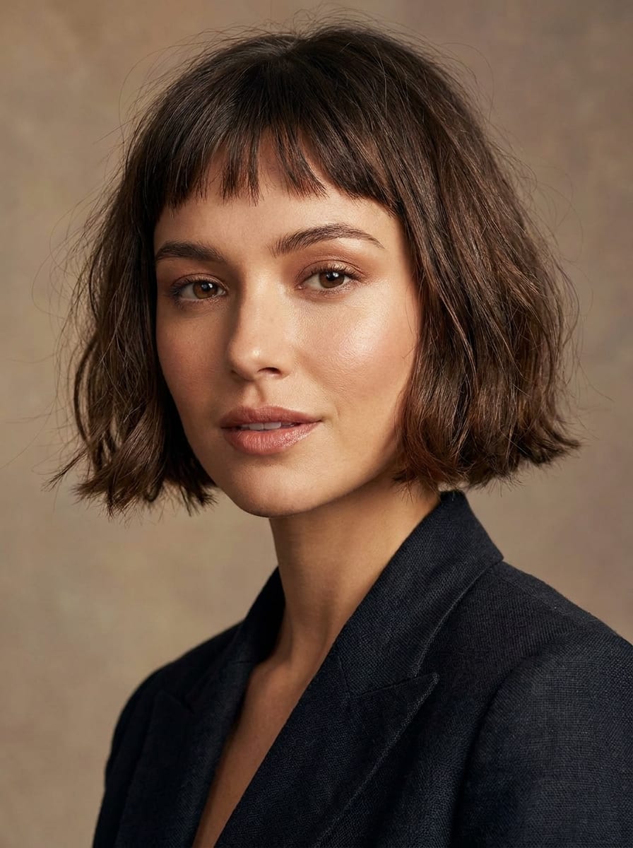 French Bob mit Micro Bangs - French Bob Frisur